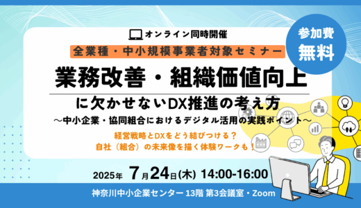 【2025】業務改善・組織価値向上に欠かせないDX推進の考え方